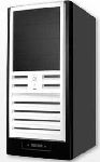 Корпус 4U 4705 FSP 350W Black Front panel: USB+ Audio, вентилятор 12cm