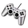 Джойстик для игровой приставки "Sony PS - 2" (Silver)