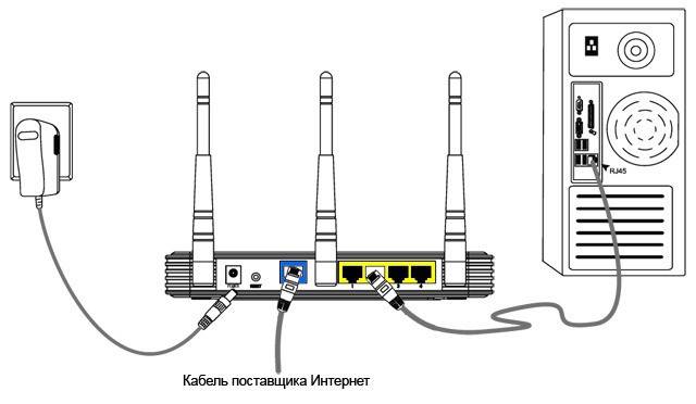 При бездротовому підключенні необхідно перейти до налаштувань мережі на самому ПК