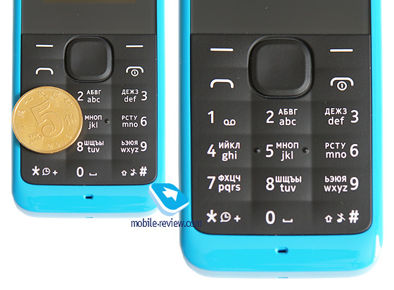 Мінус - натискати клавіші не дуже зручно, особливо якщо порівнювати клавіатуру в Nokia 105 з клавіатурою з Nokia 1280, де використовувалися роздільні, дуже-дуже зручні клавіші
