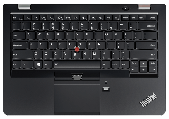 Приклад такої клавіатури ми можемо побачити на «Lenovo Thinkpad», в яких цифрові клавіші праворуч відсутні як такі